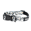 Hundhalsband i ljust leopardmönster