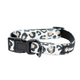 Hundhalsband i ljust leopardmönster